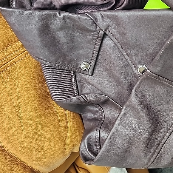 Leather biker jacket - Picture 9 of 15